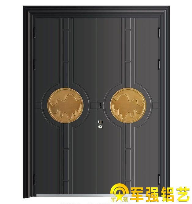 上海铸铝门厂家简述原木背板铸铝门参数及优点